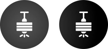 lamba simgesi vektör illüstrasyonunu ayarla 