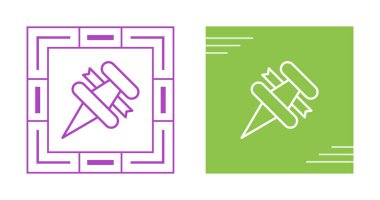 sivri iğne simgeleri, basit vektör tasarımı