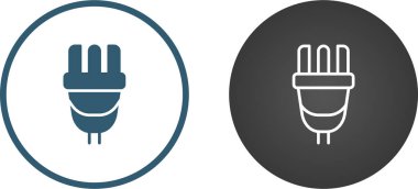 elektrik dolgu simgeleri beyaz arkaplanda izole edildi.