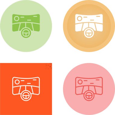 Simülasyon oyunu vektör illüstrasyon tasarımı