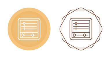 Beyaz arkaplan üzerindeki zaman çizgisi simgeleri, vektör illüstrasyonu 