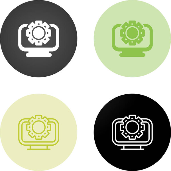 gear wheel icon set vector illustration 
