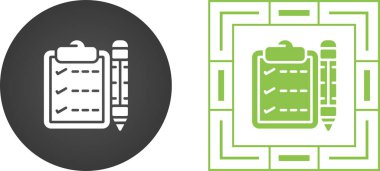 düz çizgi belgesi ve kalem vektörü