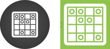 Satranç tahtası simgesi beyaz arkaplanda izole edildi. Oyun, yönetim. vektör.