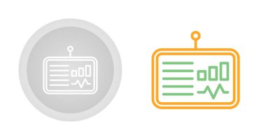 Kimlik kartı simgeleri, vektör illüstrasyonu 