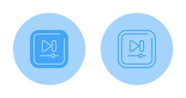 Hızlı ileri simgeler, vektör illüstrasyonu