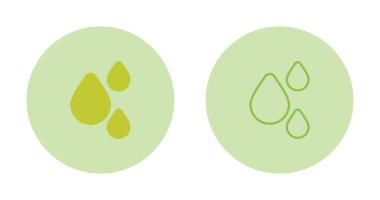 damla ağ simgeleri koleksiyon vektör illüstrasyonu