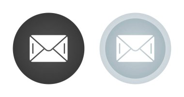 posta simgesi simgeleri beyaz arkaplanda izole edildi