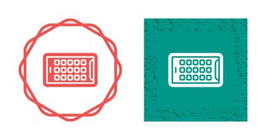 Elektronik kilit ve düğmeler ile güvenli, vektör illüstrasyonu  