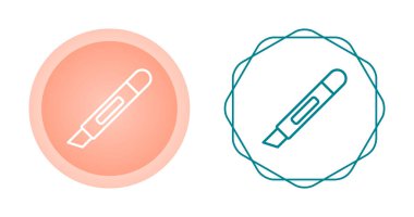 Kağıt Kesicisi ağ simgeleri ayarlandı, basit vektör illüstrasyonu