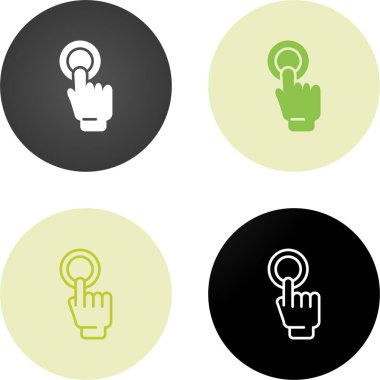 dokunmatik simge vektör illüstrasyon tasarımı