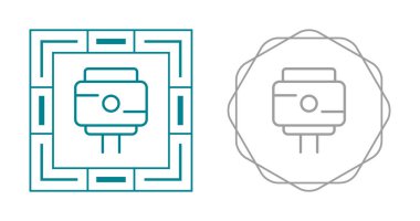 Magsafe simge işareti vektör illüstrasyonu 