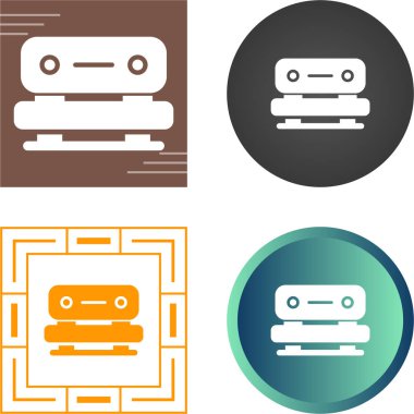 bank simgeleri ayarlandı, vektör illüstrasyonu 