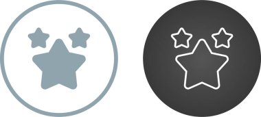 yıldız ağ simgeleri, vektör illüstrasyonu