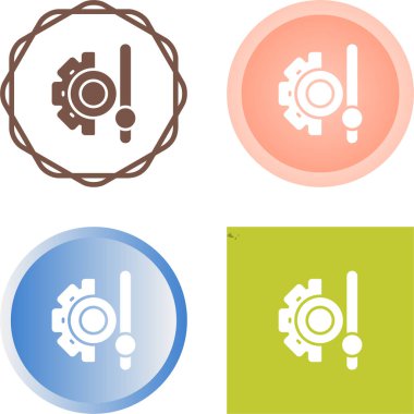 ayarları web simge vektör çizim