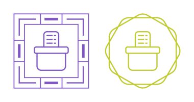 Oy pusulası satırı simgeleri, vektör illüstrasyonu