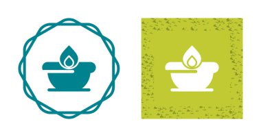 çorba ağı ikonu vektör illüstrasyonu