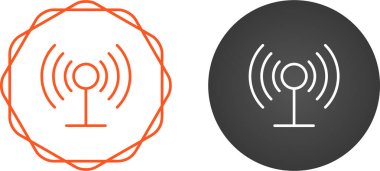 WI-FI and wireless icon. Wi-fi signal collection. Remote internet access collection. Internet Connection symbol.