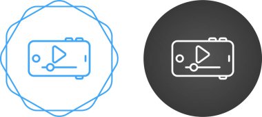 çalma simgelerine sahip cep telefonu beyaz arkaplanda izole edildi.