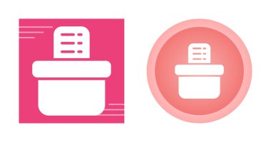 Oy pusulası satırı simgeleri, vektör illüstrasyonu