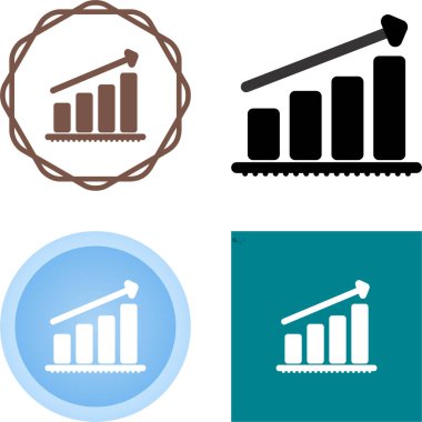 iş grafik simgeleri ayarlandı, vektör illüstrasyonu
