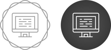 Bilgisayar web simge vektör çizim