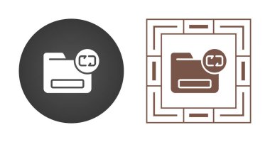 dizin yedekleme simgeleri ayarlandı, basit illüstrasyon 