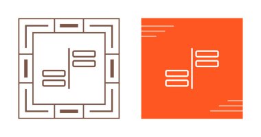 Dijital kullanım için ince çizgi simgeleri - Yatay Hizalama