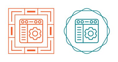 Simge vektör illüstrasyon tasarımı ayarlanıyor