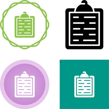 Modern belge simgelerinin çizimi.