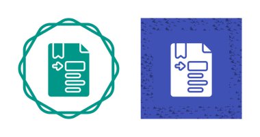 Satır simgeleri ayarlandı, vektör illüstrasyonu