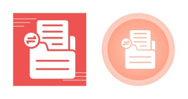 Belge paylaşım simgeleri ayarlandı, vektör illüstrasyonu 