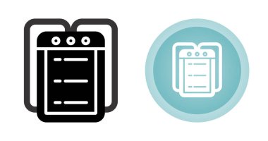 Alan Adı Aktarım web simgesi vektör illüstrasyonu