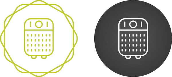 Air purifier vector icon on white background. Flat vector air purifier icon symbol sign