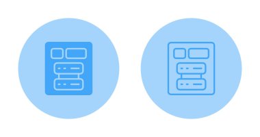 Web sayfası profillerini gösteren minimalist simgeler. 