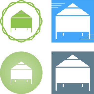 Tarp ağ simgesi vektör illüstrasyonu