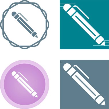 Beyaz arka plan üzerinde izole kalem Icons set