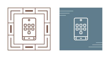 akıllı telefon simgeleri ayarlandı, vektör illüstrasyonu basit tasarım