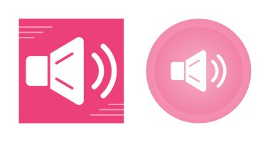 ses düğmesi simgeleri beyaz arkaplanda izole edildi