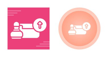 Pul web simgesi vektör illüstrasyonlu giden kutusu