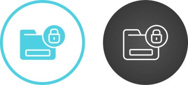 Kilitli Dizin Simgeleri ayarlandı. vektör illüstrasyonu