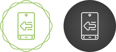 akıllı telefon simgeleri ayarlandı, vektör illüstrasyonu basit tasarım