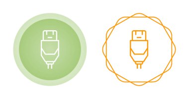 usb dolgu simgeleri basit illüstrasyonları ayarlar.