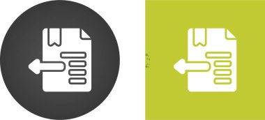 Girinti simgeleri ayarlandı, vektör illüstrasyonu