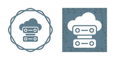 Web Sunucusu simgeleri vektör illüstrasyonunu ayarla 