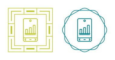 akıllı telefon simgeleri ayarlandı, vektör illüstrasyonu basit tasarım