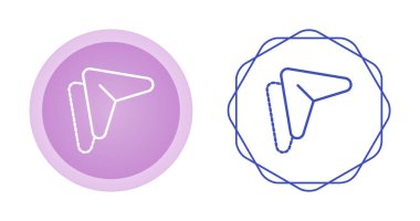 Oklar web simgesi vektör illüstrasyonu