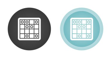 Satranç tahtası simgesi beyaz arkaplanda izole edildi. Oyun, yönetim. vektör.