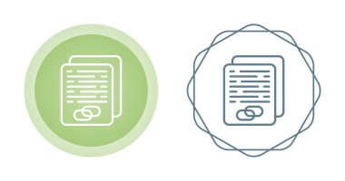 Beyaz arkaplanda izole edilmiş belge dosya simgeleri, vektör illüstrasyonu      