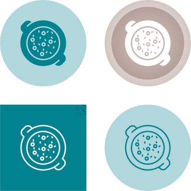 Güveç web simgesi vektör illüstrasyonu